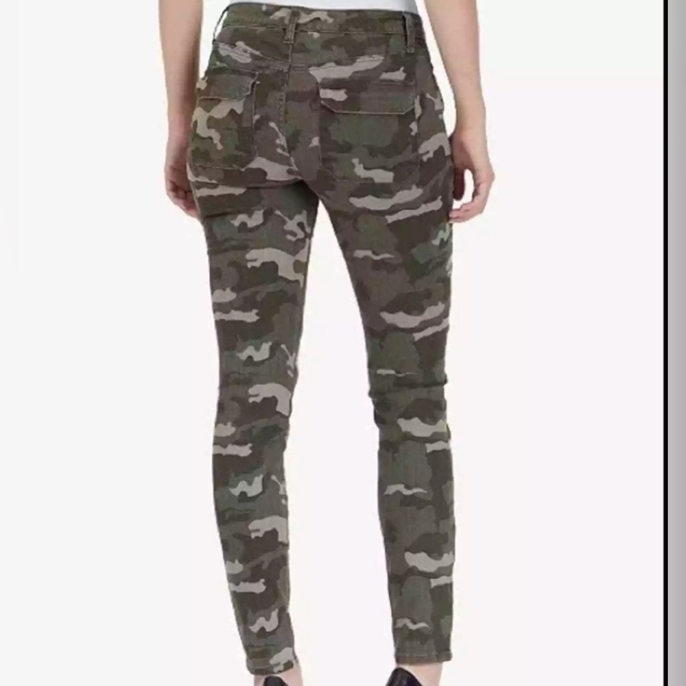 William Rast Cotton Camouflage Cargo Skinny Jeans Stretch Size 29 Utility